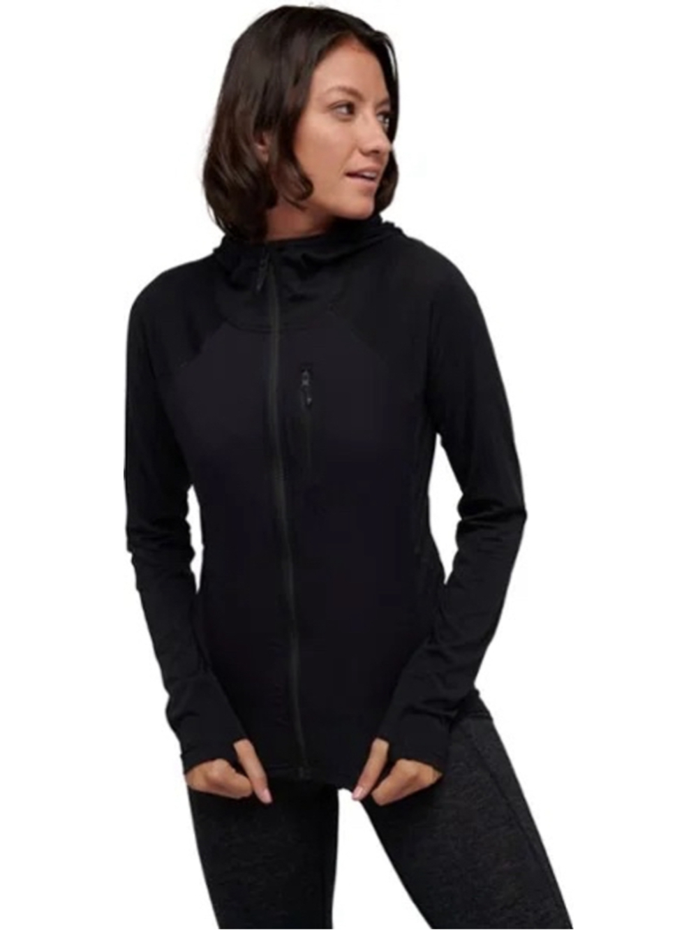 Black Diamond Coefficient LT Hybrid Hoody Women M Black Primaloft Polartec NWT